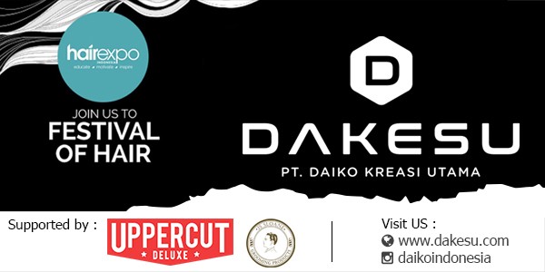 DAKESU Showed Case Uppercut Deluxe & JS Sloane at Hair Expo Indonesia